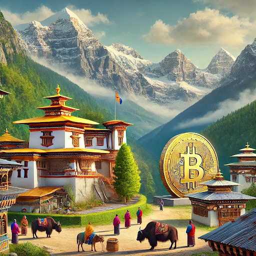 Bhutan blir den fjärde största Bitcoin-innehavaren